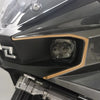 Adesivi resinati 3D compatibili con Kove 800X Protezioni Cornice Faro moto