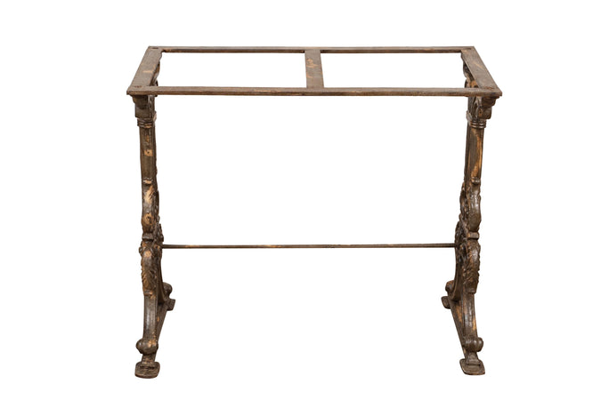 Biscottini Biscottini Base Tavolo Ghisa Anticata Stabile Robusta 84x43x72 Piani Pesanti