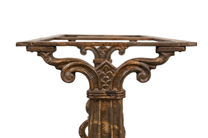 Biscottini Biscottini Base Tavolo Ghisa Anticata Stabile Robusta 84x43x72 Piani Pesanti