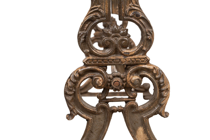 Biscottini Biscottini Base Tavolo Ghisa Anticata Stabile Robusta 84x43x72 Piani Pesanti