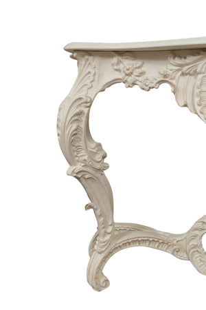 Biscottini Consolle Biscottini Legno Bianco Anticato 135x37x80 Mobile Made Italy FINITURA