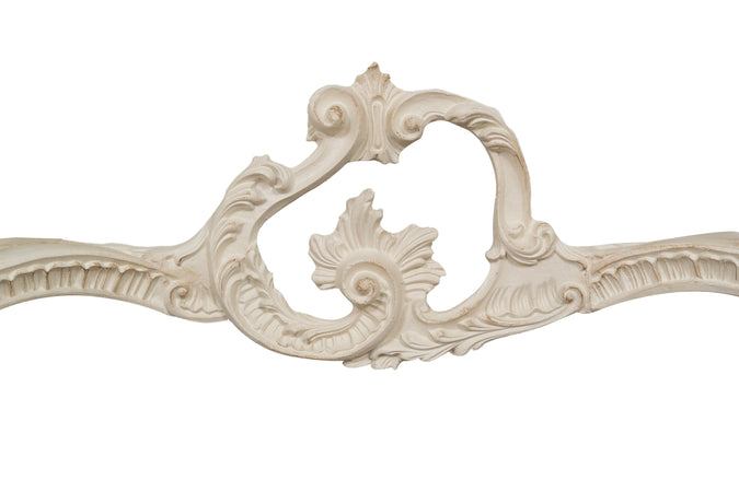 Biscottini Consolle Biscottini Legno Bianco Anticato 135x37x80 Mobile Made Italy FINITURA