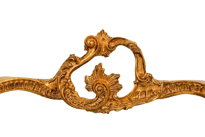 Biscottini CONSOLLE IN LEGNO FINITURA FOGLIA ORO ANTICATO MADE IN ITALY dimensioni