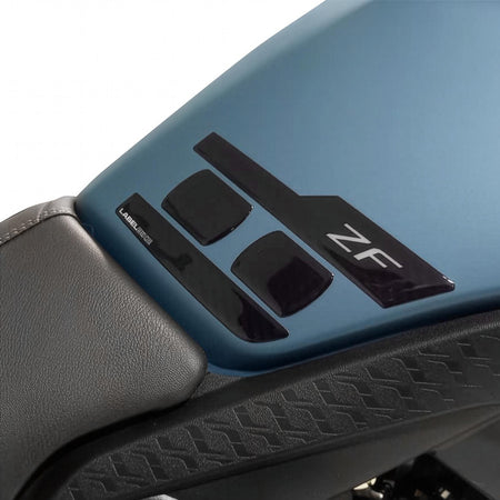 Protezioni laterali serbatoio moto Adesivi resin 3D compatibili con Kove 510F