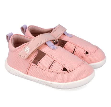 Sandali bambina rosa primi passi barefoot 19 -26 Garvalin
