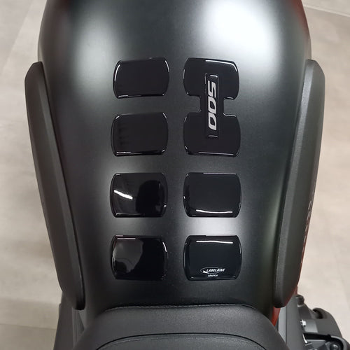 Paraserbatoio Adesivo 3D Protezione resinata moto compatibile con Honda CL500