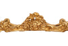 Biscottini CONSOLLE IN LEGNO FINITURA FOGLIA ORO ANTICATO MADE IN ITALY dimensioni