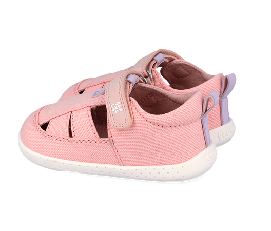 Sandali bambina rosa primi passi barefoot 19 -26 Garvalin