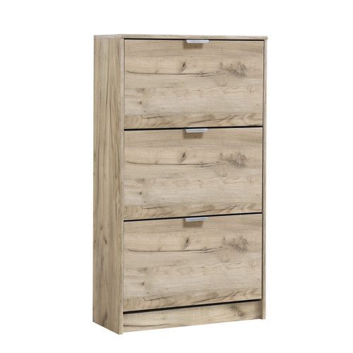 Scarpiera doppia profondità Iceland in legno, soluzione porta scarpe salva-spazio per la casa