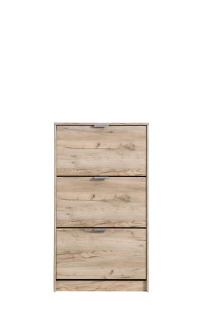 Scarpiera doppia profondità "Iceland" in legno, soluzione porta scarpe salva-spazio per la casa