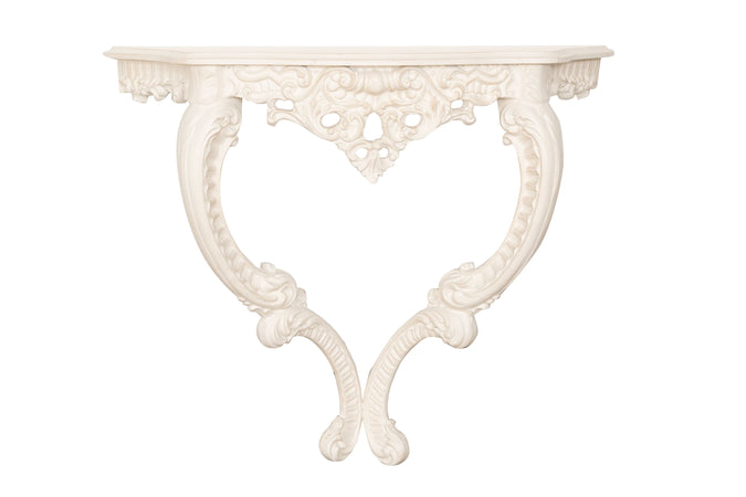 Biscottini CONSOLLE IN LEGNO FINITURA BIANCA ANTICATA MADE IN ITALY dimensioni lunghezza