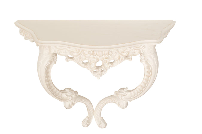 Biscottini CONSOLLE IN LEGNO FINITURA BIANCA ANTICATA MADE IN ITALY dimensioni lunghezza