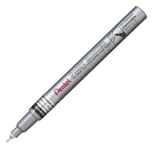 Marcatore Paint Mfp10 Argento Pentel Punta Conica Extra Fine