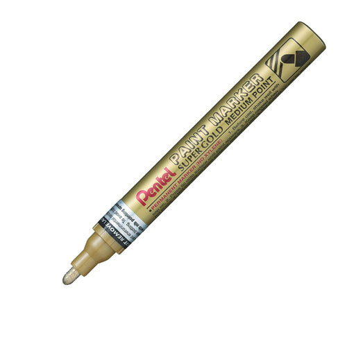 Marcatore Paint Mmp10 Punta Media Vernice Oro Pentel