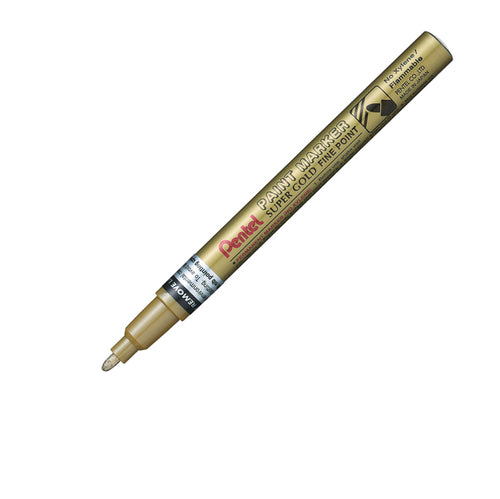 Marcatore Paint Msp10 Punta Fine Vernice Oro Pentel