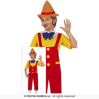 Costume da Burattino 10-12 Anni