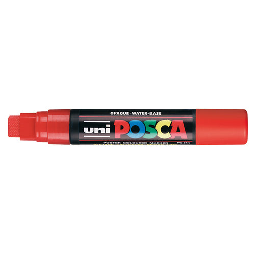 Marcatore Uni Posca Pc17K P.Scalpello 15Mm Rosso Uni Mitsubishi