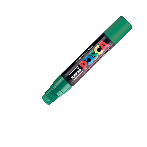 Marcatore Uni Posca Pc17K P.Scalpello 15Mm Verde Uni Mitsubishi