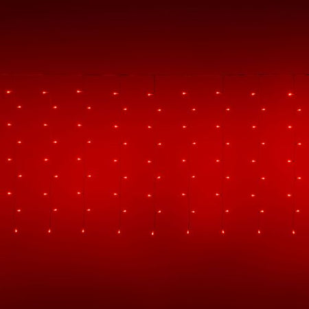 Tenda luminosa 180 led multicolor di Natale cascata da interno ed esterno 400 cm