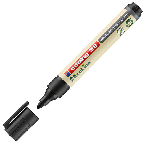 Marcatore Nero Per Lavagne Bianche Edding 28 Ecoline Tratto 1,5 - 3,00Mm