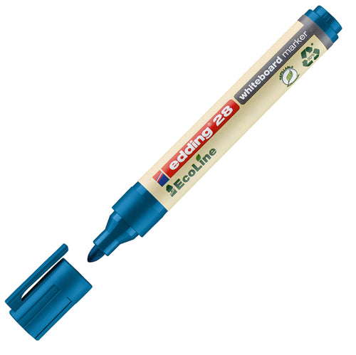 Marcatore Blu Per Lavagne Bianche Edding 28 Ecoline Tratto 1,5 - 3,00Mm