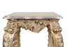 Biscottini PANCHETTO PORTAVASO IN FINITURA FOGLIA ARGENTO ANTICATO MADE IN ITALY Offerta