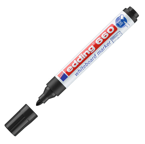 Marcatore Nero Per Lavagne Bianche Edding 660 Tratto 1,5 - 3,00Mm