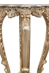 Biscottini PANCHETTO PORTAVASO IN FINITURA FOGLIA ARGENTO ANTICATO MADE IN ITALY Offerta