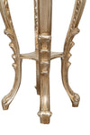 Biscottini PANCHETTO PORTAVASO IN FINITURA FOGLIA ARGENTO ANTICATO MADE IN ITALY Offerta