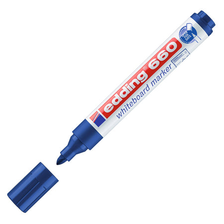 Marcatore Blu Per Lavagne Bianche Edding 660 Tratto 1,5 - 3,00Mm