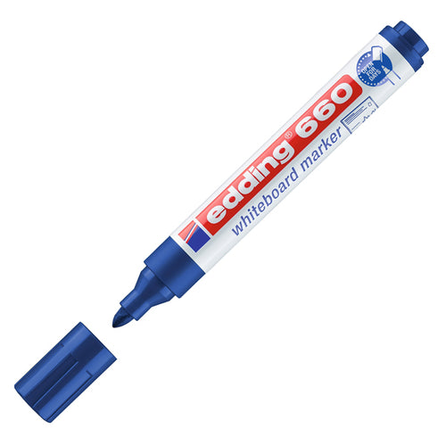 Marcatore Blu Per Lavagne Bianche Edding 660 Tratto 1,5 - 3,00Mm