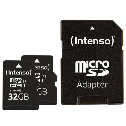 INTENSO MICRO SD UHS-I PREMIUM CON INCL SD ADAPTER 32GB CONFEZIONE DA 2 PEZZI