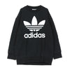Adidas Felpa Girocollo Uomo Tref Over Crew Black/white da uomo