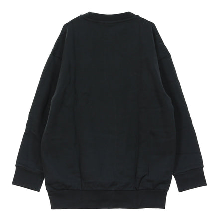 Adidas Felpa Girocollo Uomo Tref Over Crew Black/white da uomo