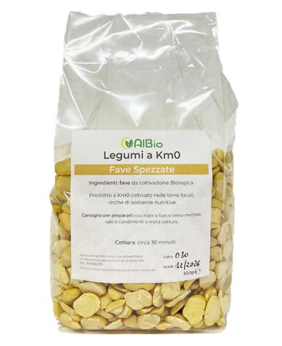 Fave spezzate 300g secchi legumi siciliani coltivazione kilometro zero