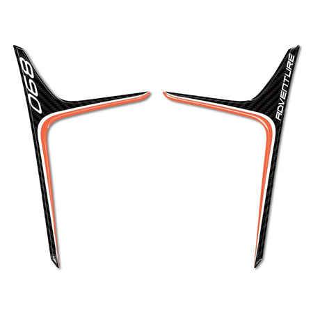 Adesivi 3D Protezioni Fanale Frontale moto compatibili con KTM 890 Adventure