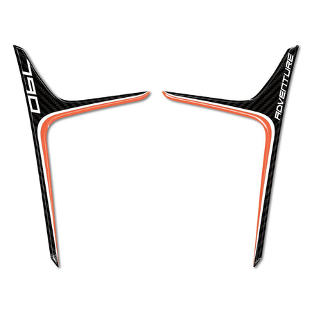Adesivi 3D Protezione Frontale Fanale moto compatibile con KTM 790 Adventure