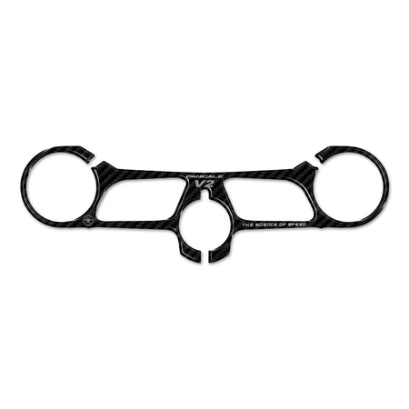 Adesivo 3D Piastra Forcella Sterzo compatibile con Ducati Panigale V2 2021-2024