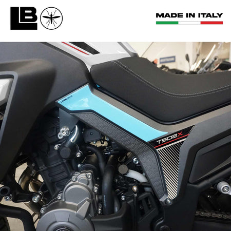 Adesivi 3D Protezioni Laterali Serbatoio compatibili con Morbidelli T502X 2026
