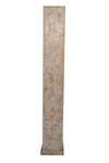 Biscottini Vetrina libreria in legno massello di rovere L154xPR33xH105 cm Imponente