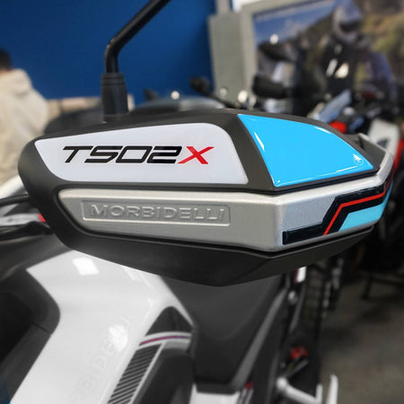 Adesivi 3D Protezioni Paramani moto compatibili con Morbidelli T502X 2026