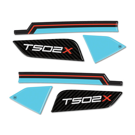 Adesivi 3D Protezioni Paramani moto compatibili con Morbidelli T502X 2026