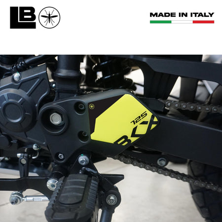 Adesivi Gel 3D Protezioni Battitacco moto compatibili con Benelli BKX 125 125s