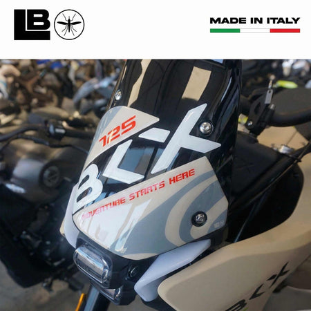 Adesivo resina gel 3D Protezione Cupolino moto compatibile con Benelli BKX 125