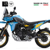 Adesivi 3D Protezioni Laterali moto compatibile con Yamaha Tenere 700 Rally 2025
