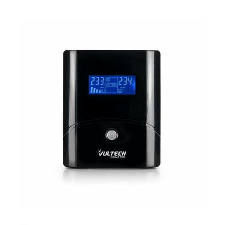 VULTECH UPS1050VA-PRO - GRUPPO DI CONTINUIT LINE INTERACTIVE - LCD - 2 PRESE - 1 PRESA IEC13