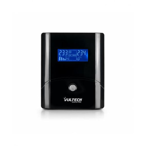 VULTECH UPS1050VA-PRO - GRUPPO DI CONTINUIT LINE INTERACTIVE - LCD - 2 PRESE - 1 PRESA IEC13