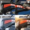 Protezioni Paramani moto adesivi resinati 3D compatibili con Benelli BKX 125s