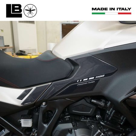 Protezioni laterali serbatoio Adesivi 3D compatibili con Honda Nt1100 2025-2026