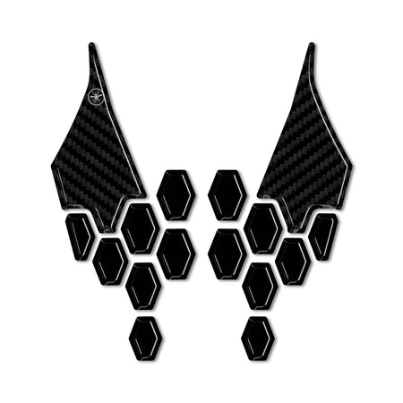 Adesivi 3D Protezioni Parafango Centrale compatibili con Zontes 368G 2025